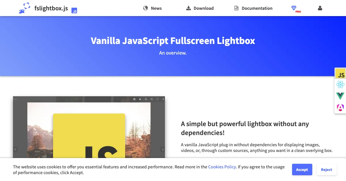 Fullscreen Lightbox