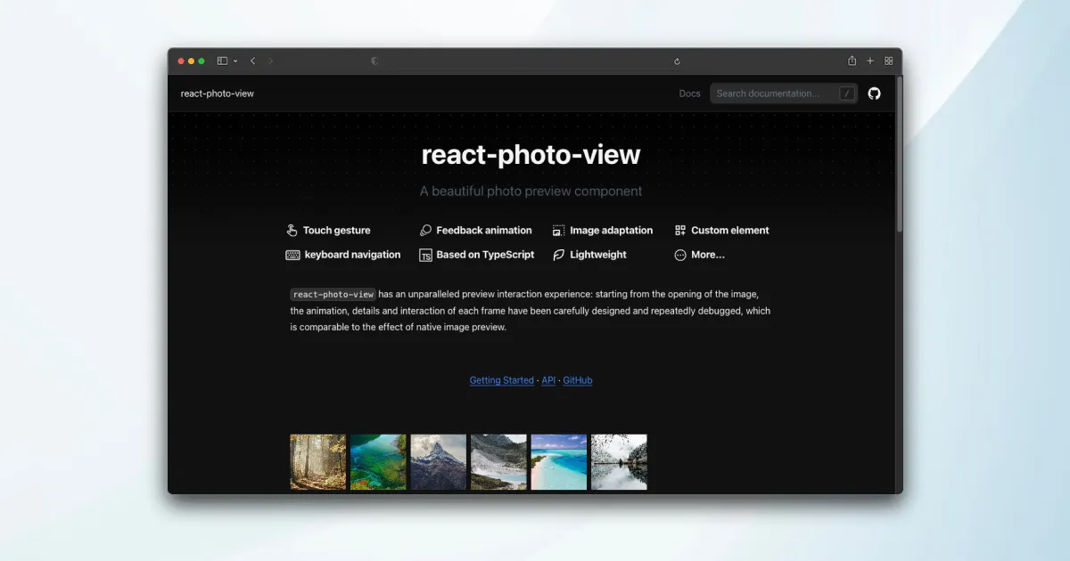 React Photo View