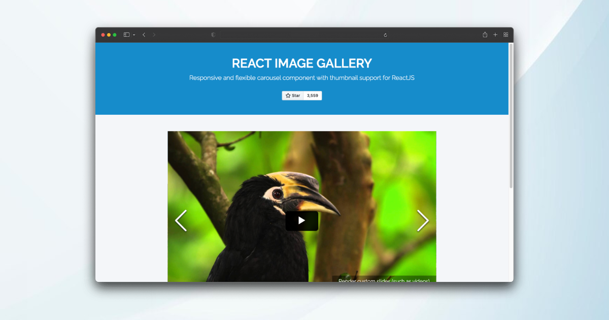 React image Gallery