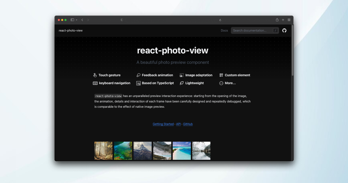 React Photo View