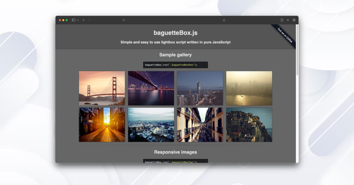 BaguetteBox.js