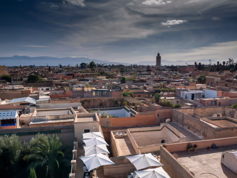 rooftop view over the medina