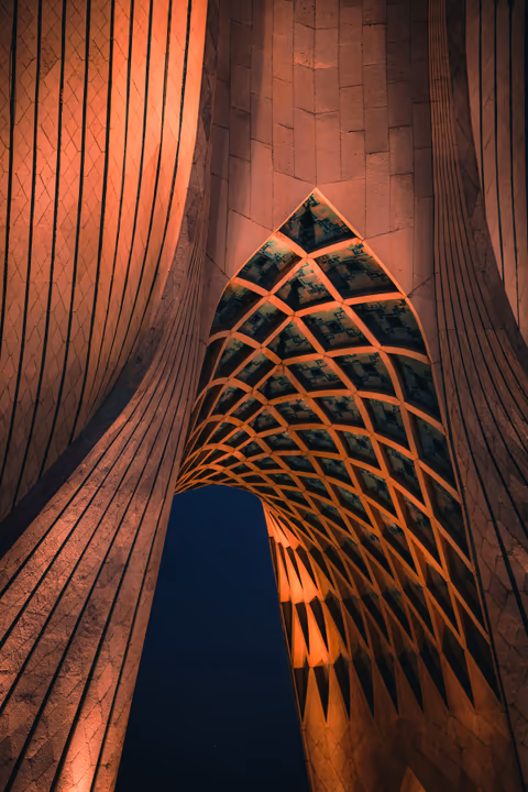 the top of a tall building